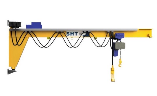 Grue murale pivotante avec/sans installation